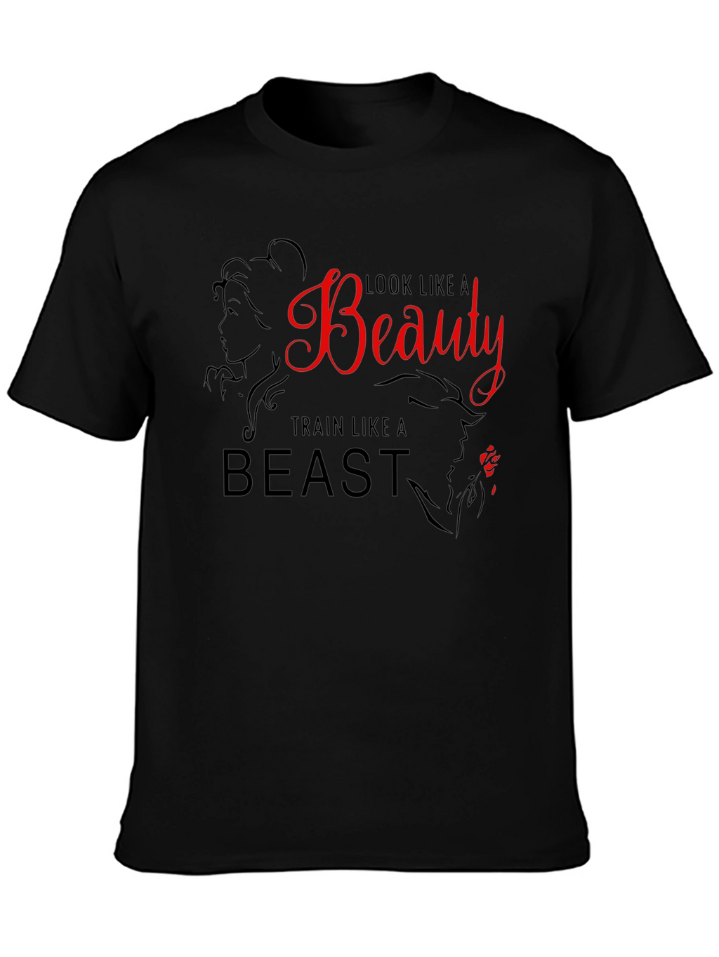 Beauty and the Beast Workout T-Shirt