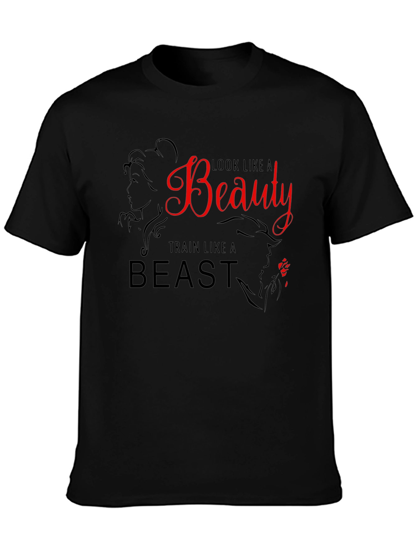 Beauty and the Beast Workout T-Shirt