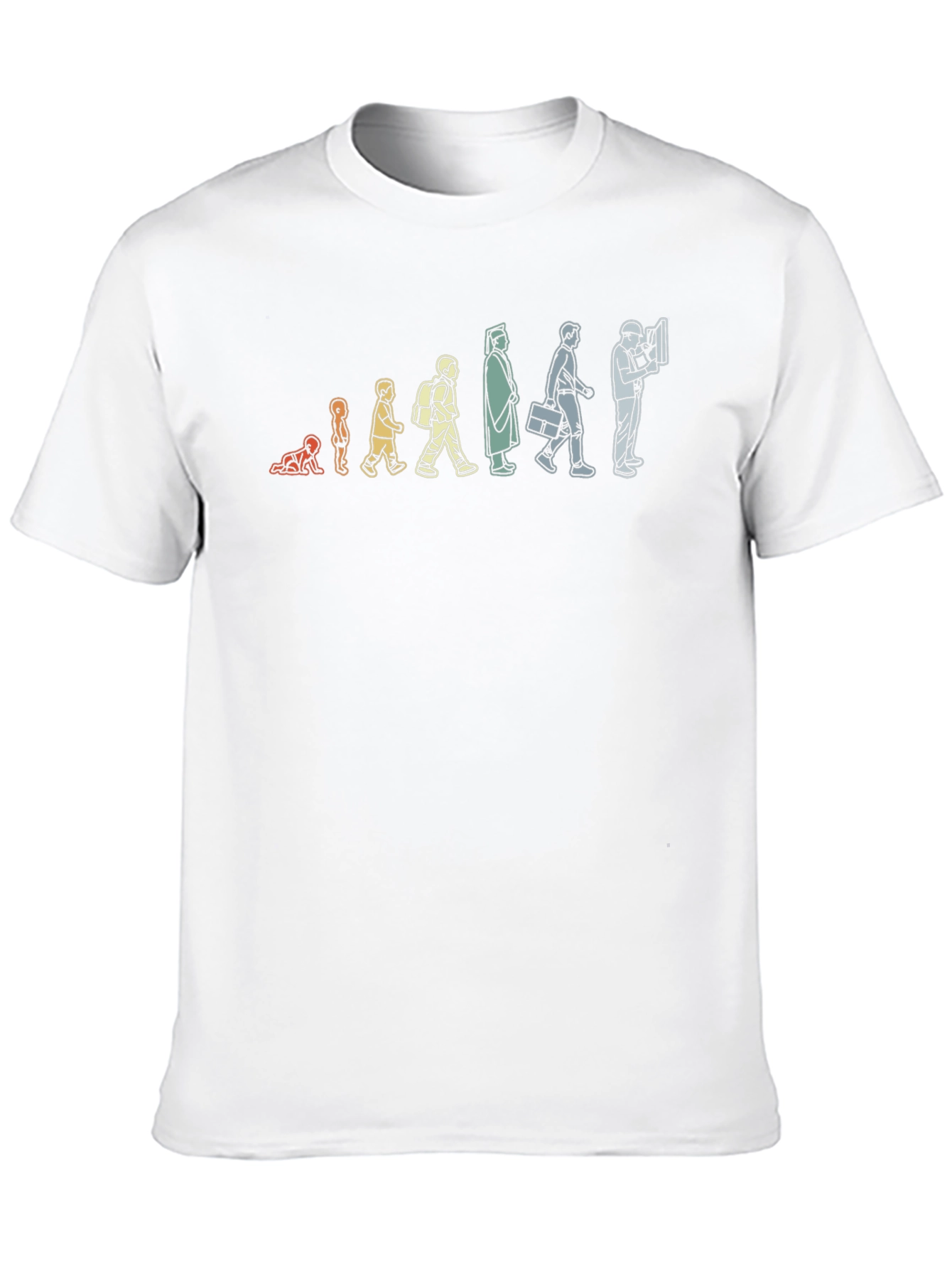 Evolution of Work T-Shirt - Black Crew Neck