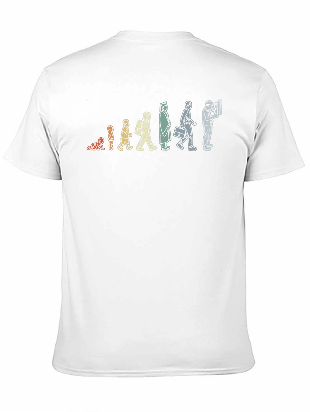 Evolution of Work T-Shirt - Black Crew Neck