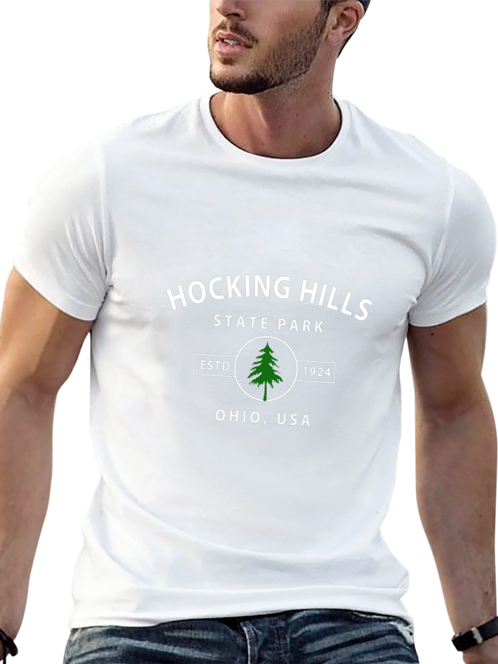 Hocking Hills State Park Black Tee