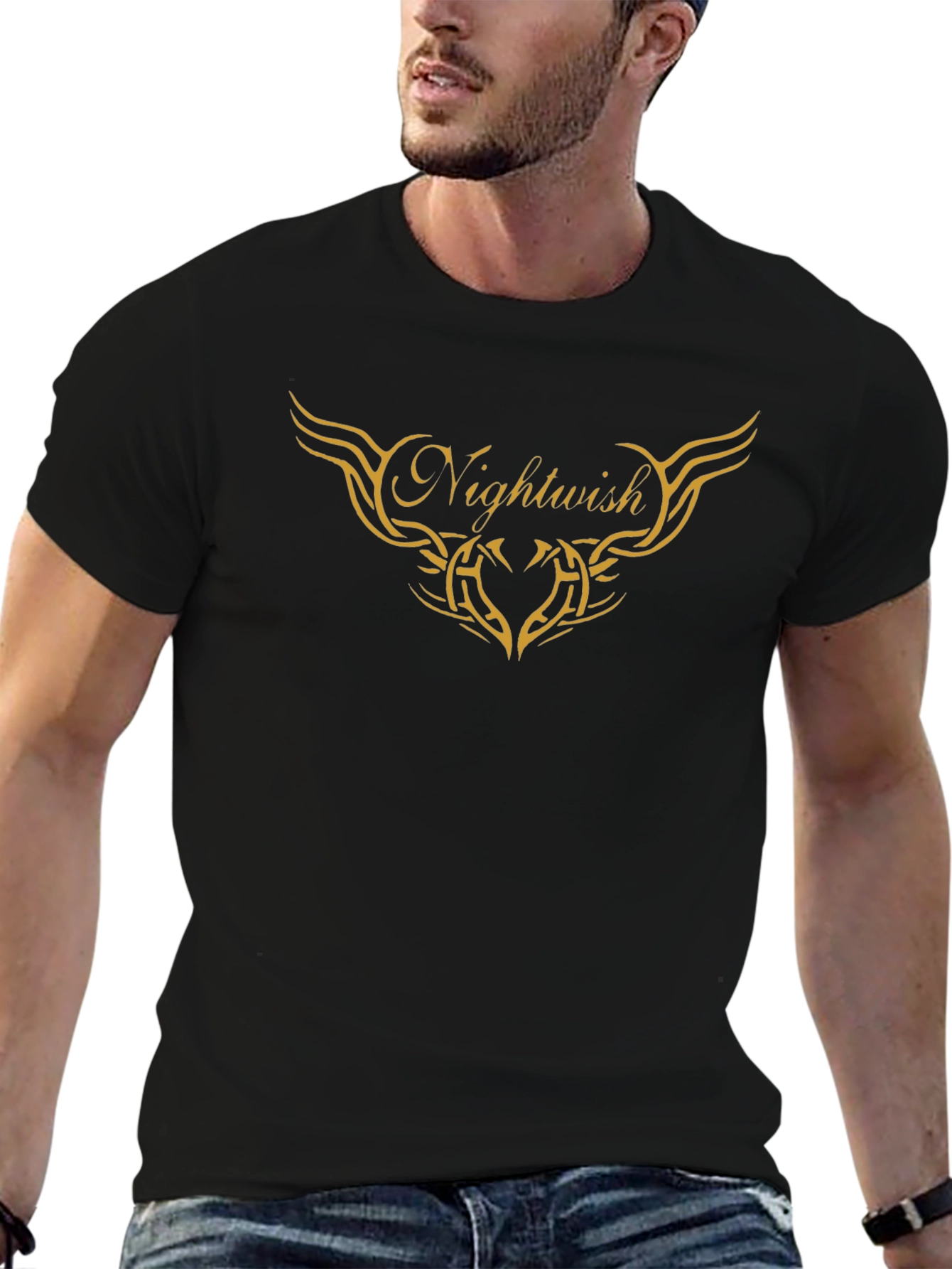 Nightwish Band Logo Black T-Shirt