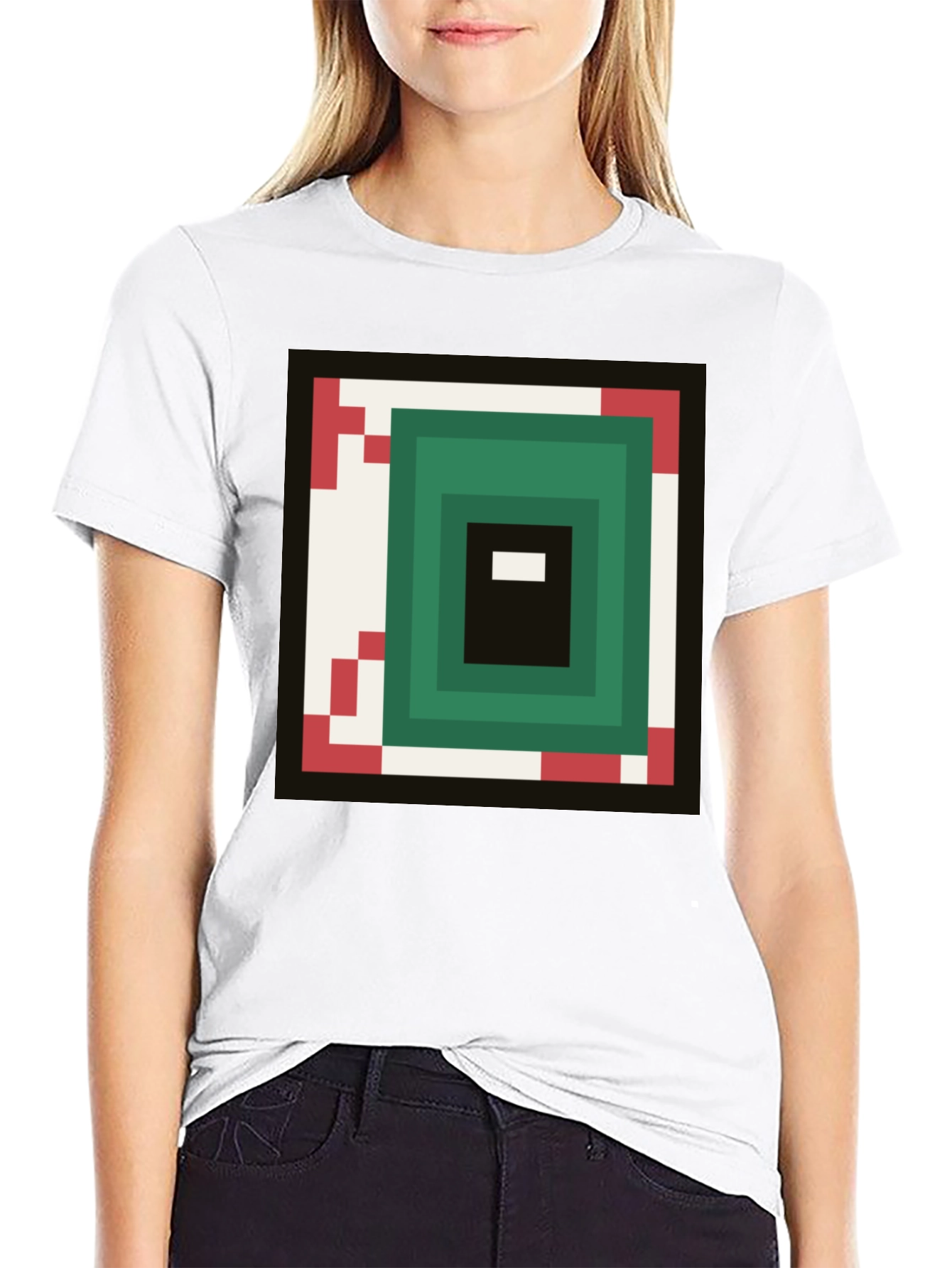 Pixel Eye Graphic Tee - Gamer Style Shirt