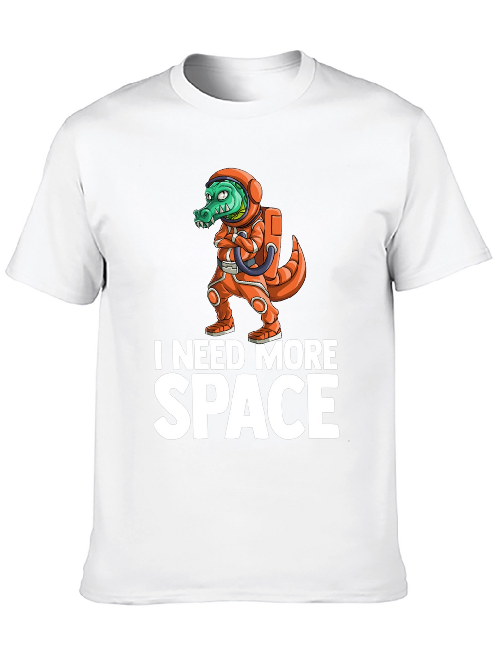 I Need More Space Crocodile Astronaut T-Shirt