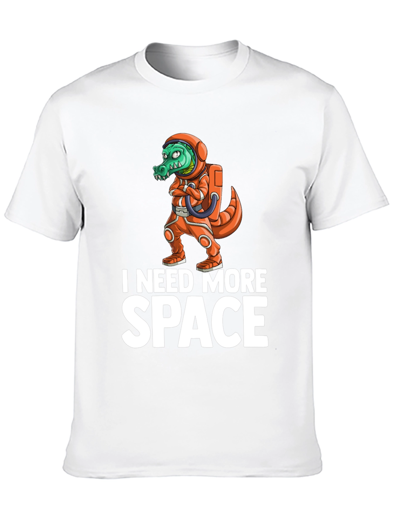 I Need More Space Crocodile Astronaut T-Shirt
