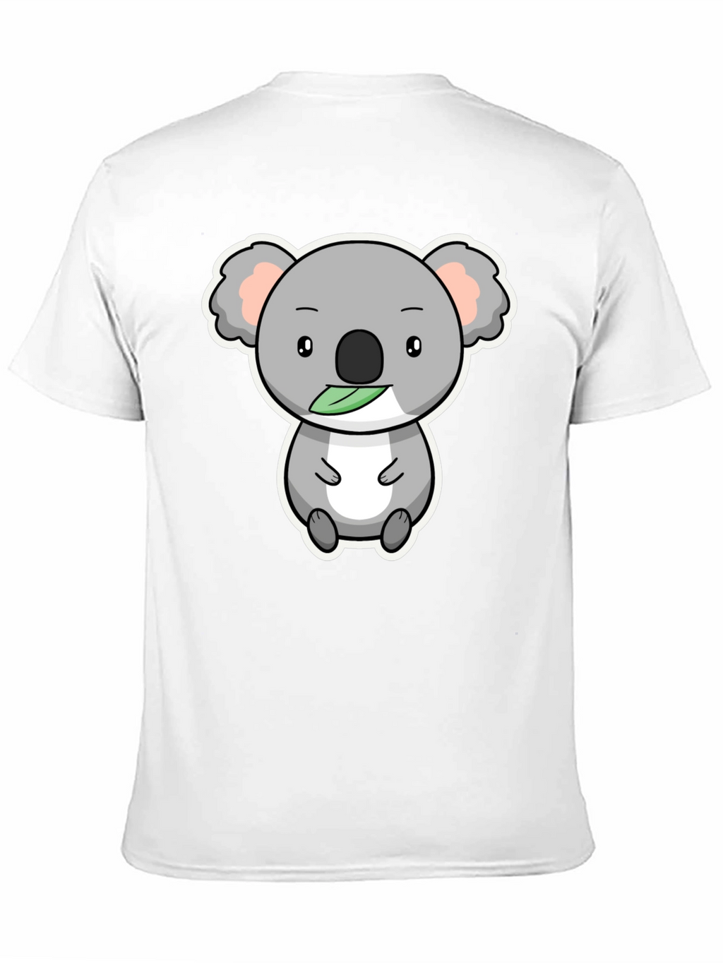 Cute Koala Bear Graphic T-Shirt - Black