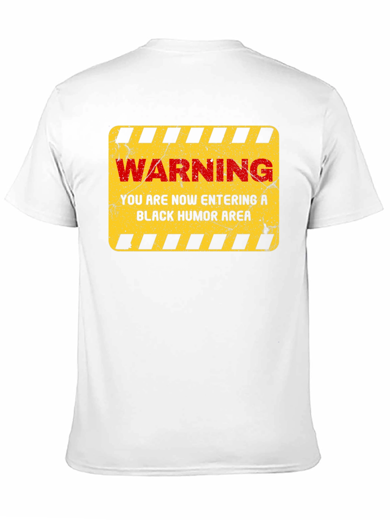 Warning Black Humor Area T-Shirt