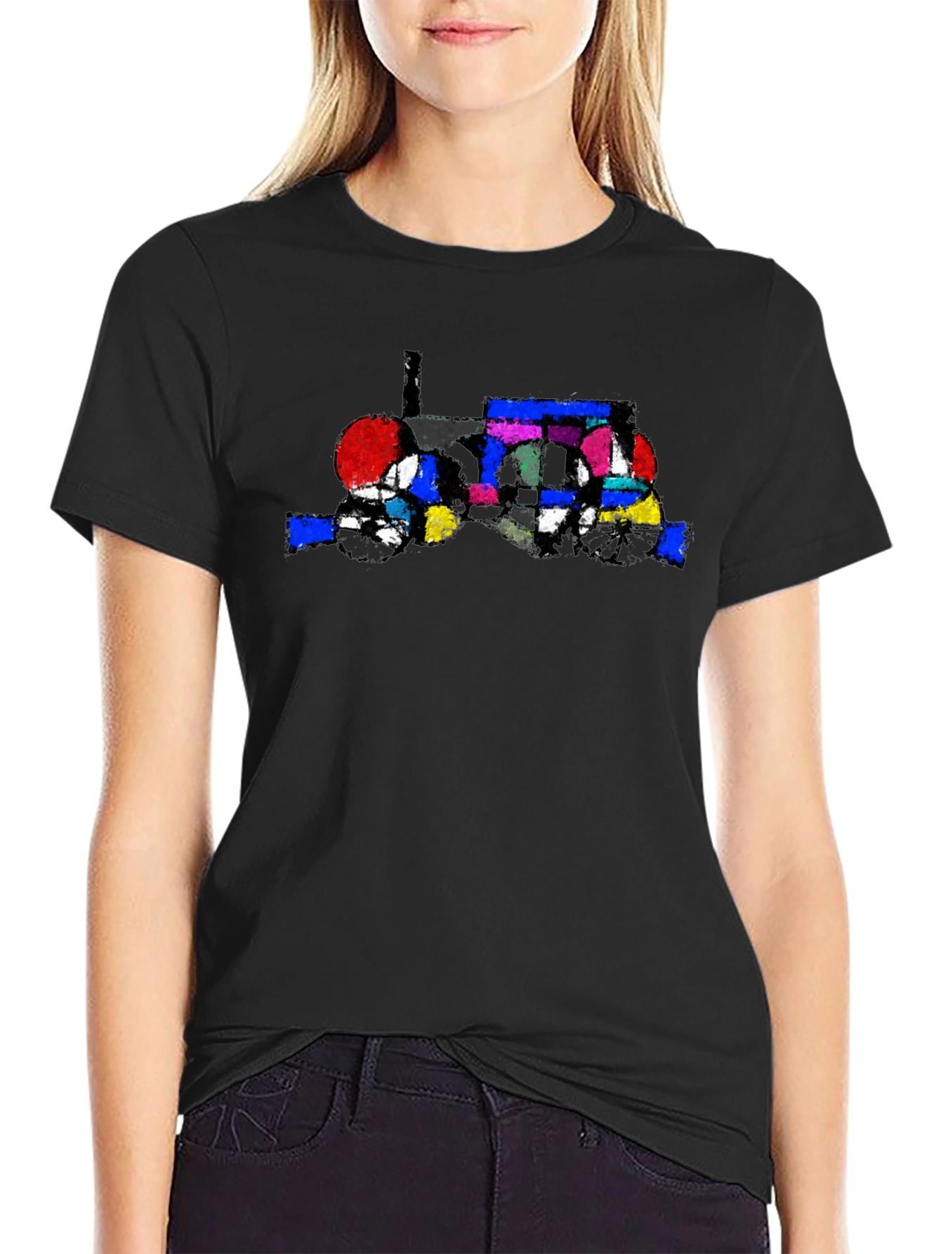 Colorful Tractor Graphic Tee