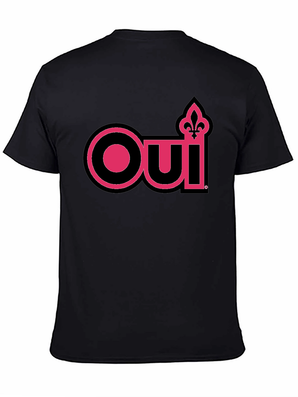 Oui Fleur-de-Lis Graphic Tee - Black