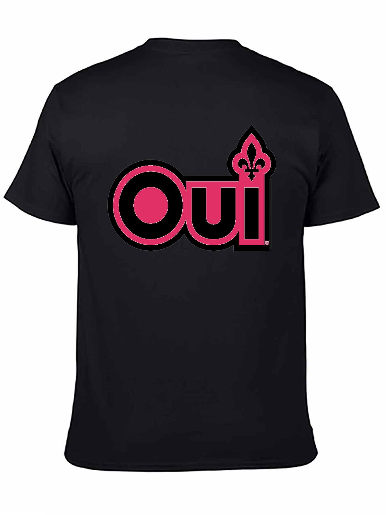 Oui Fleur-de-Lis Graphic Tee - Black