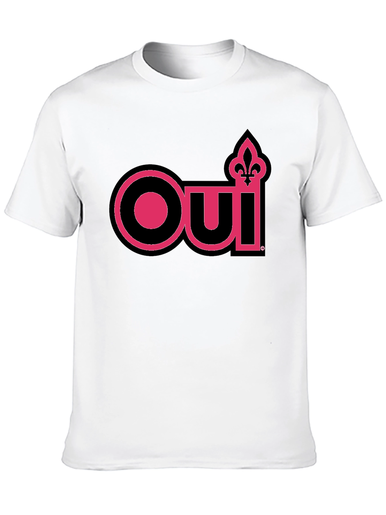Oui Fleur-de-Lis Graphic Tee - Black