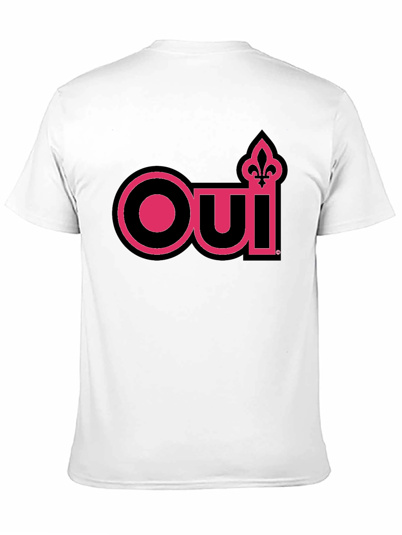 Oui Fleur-de-Lis Graphic Tee - Black