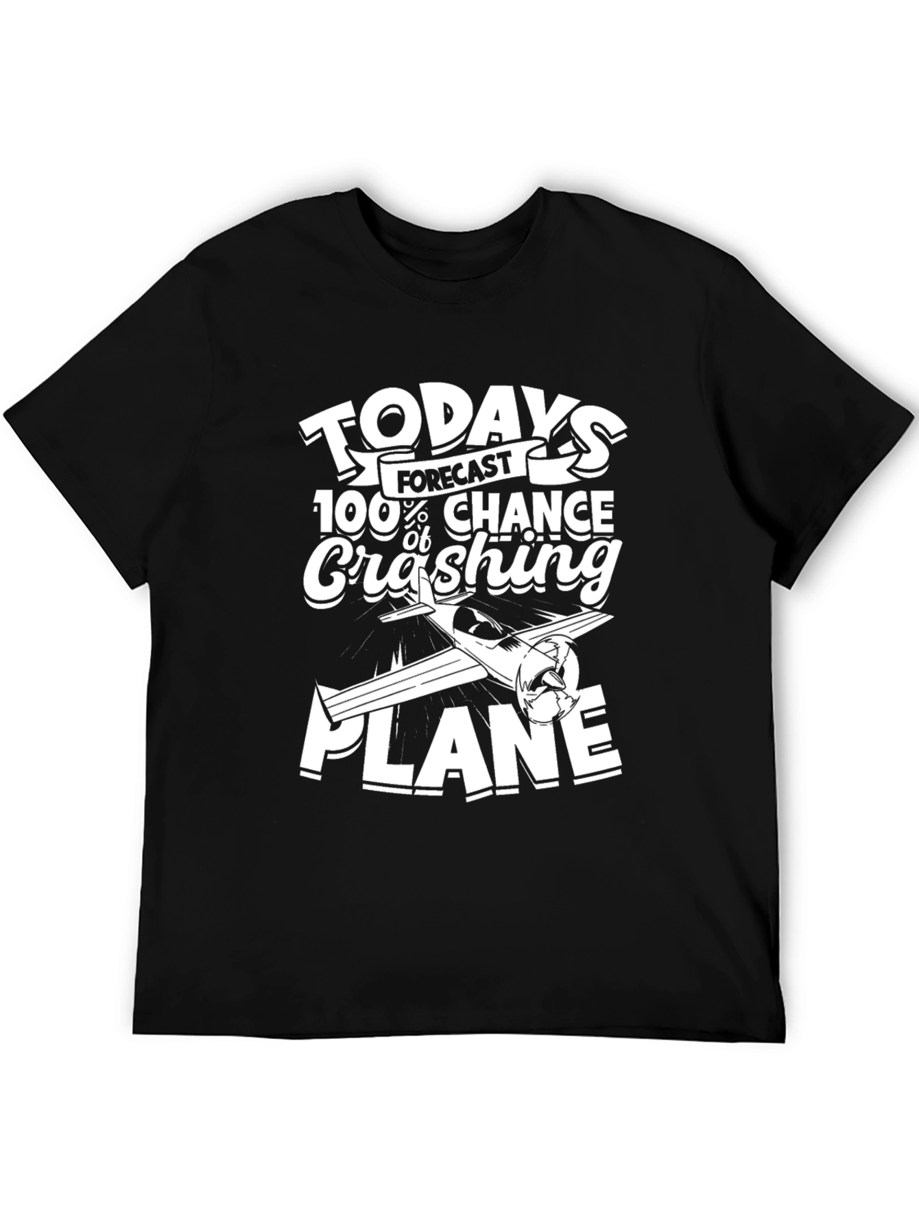 Funny Pilot Crashing Plane T-Shirt