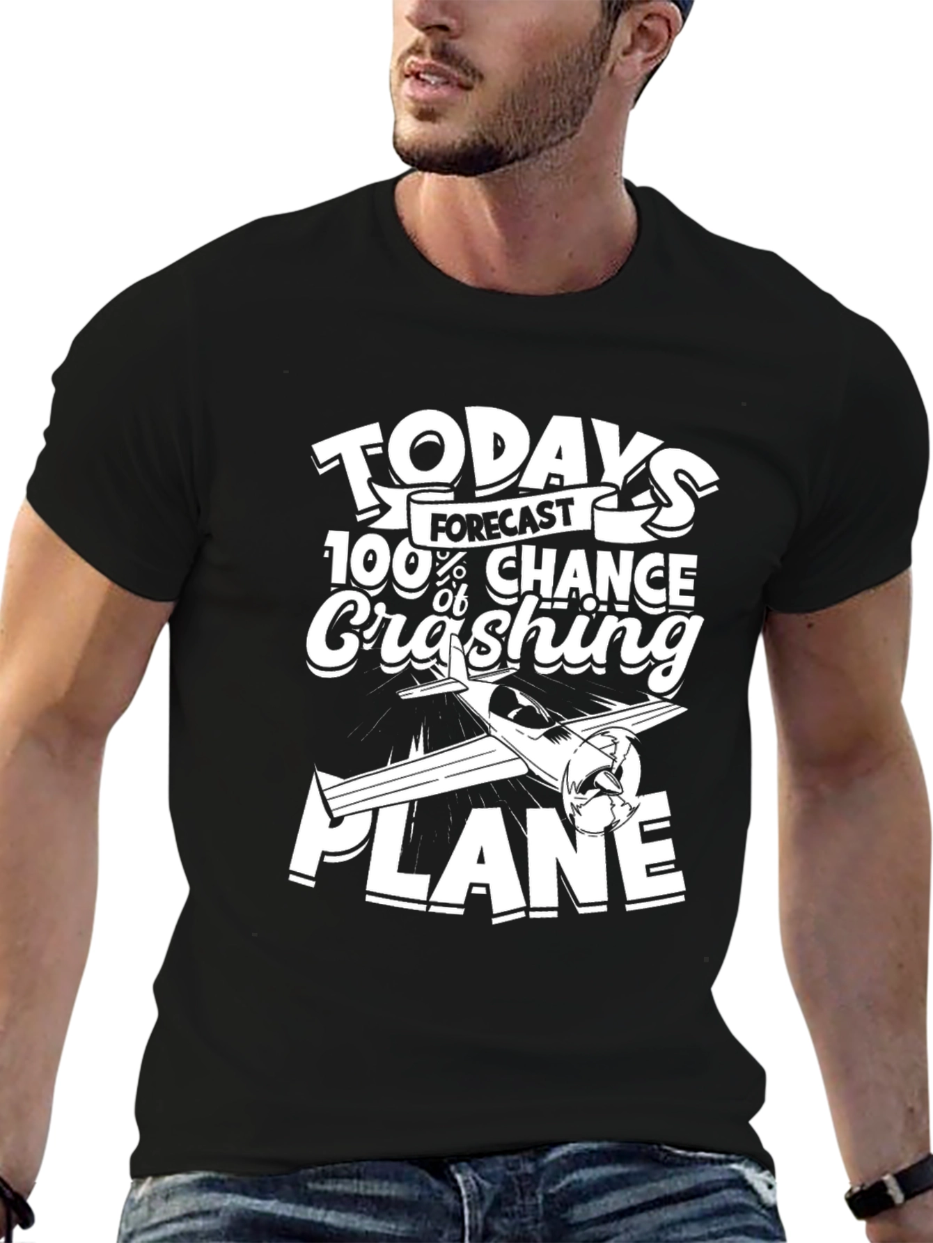 Funny Pilot Crashing Plane T-Shirt