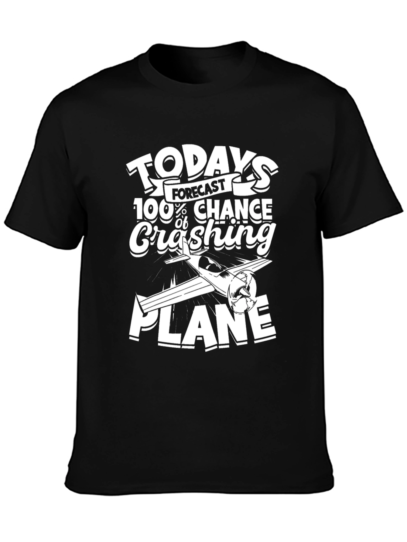 Funny Pilot Crashing Plane T-Shirt
