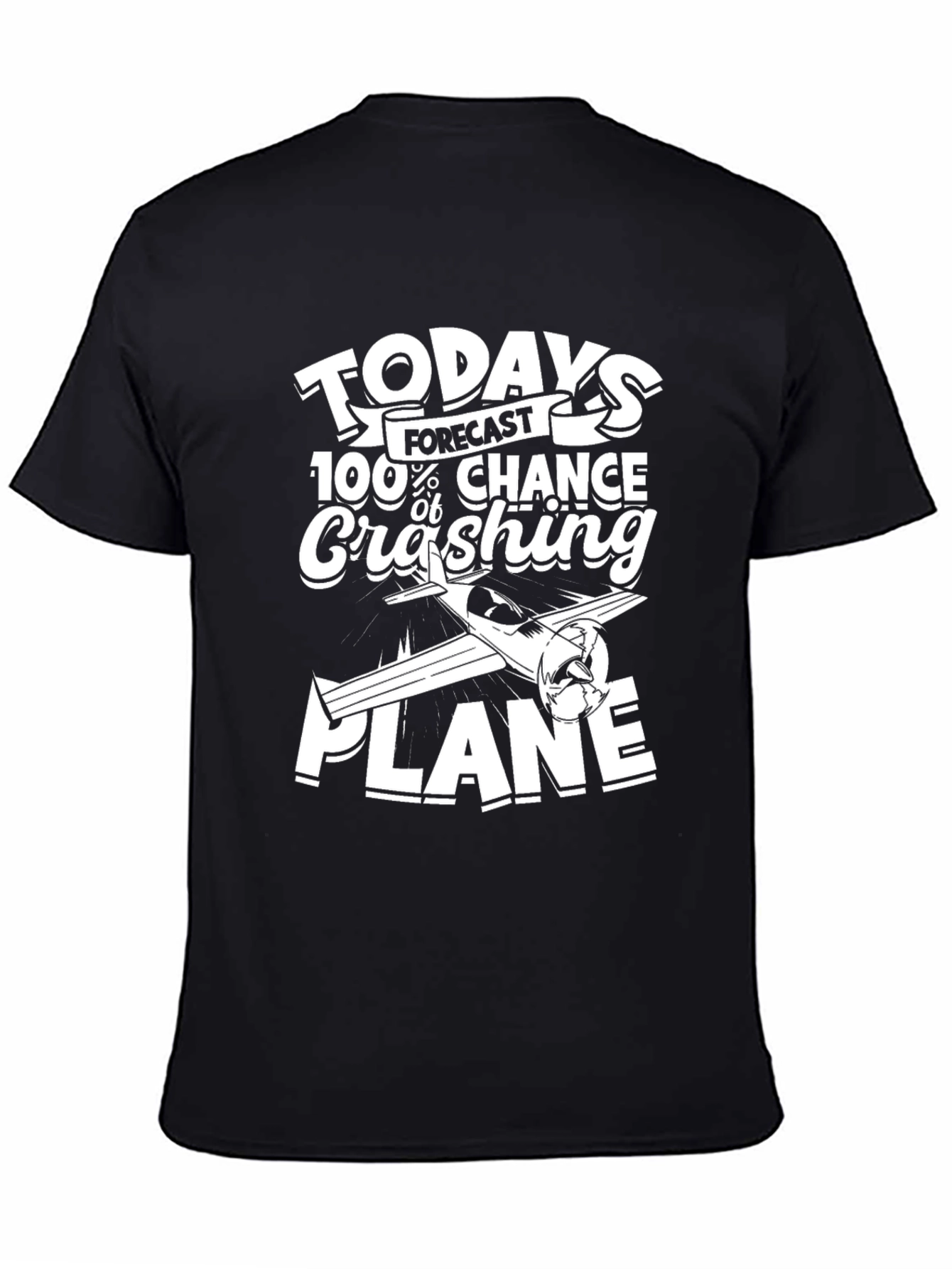 Funny Pilot Crashing Plane T-Shirt