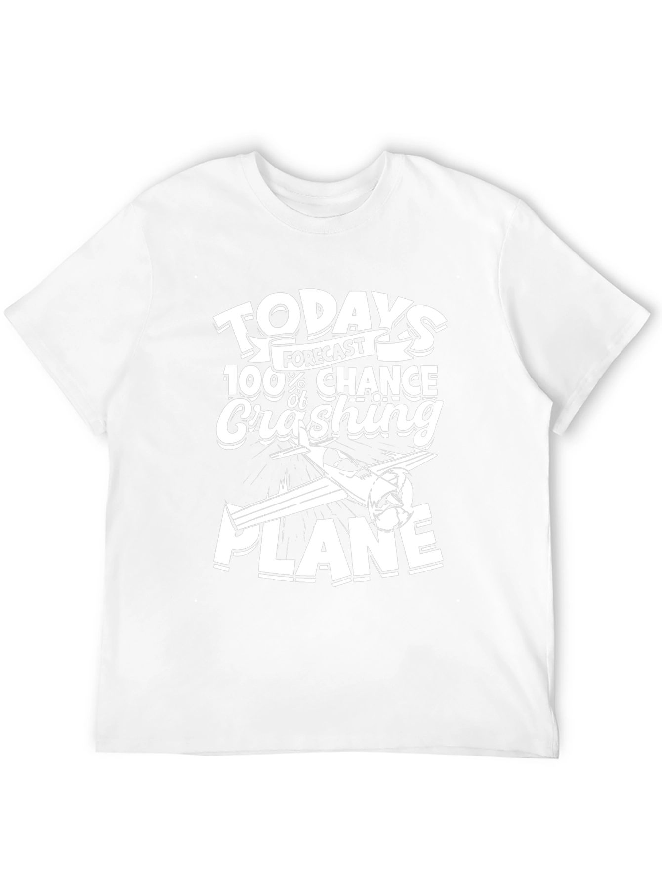 Funny Pilot Crashing Plane T-Shirt
