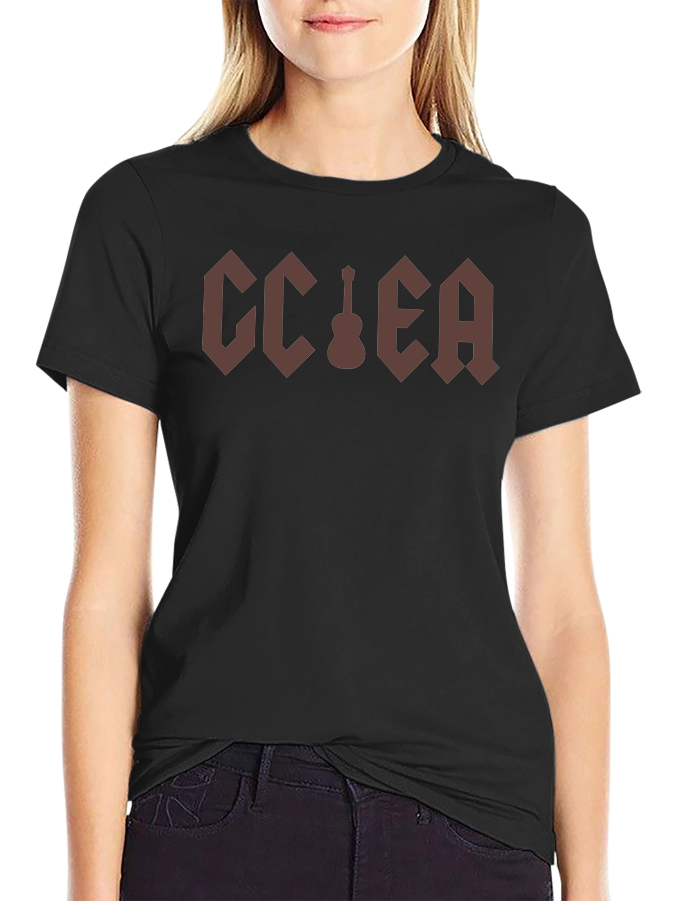 CC Ukulele EA Brown Graphic T-Shirt