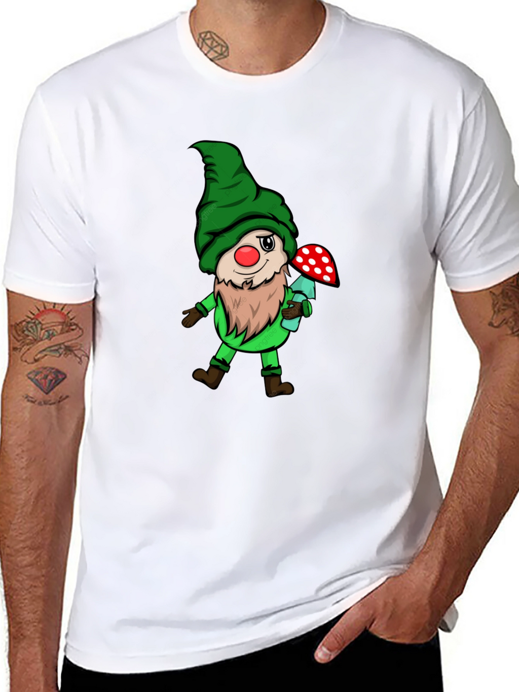 Whimsical Gnome Graphic Tee