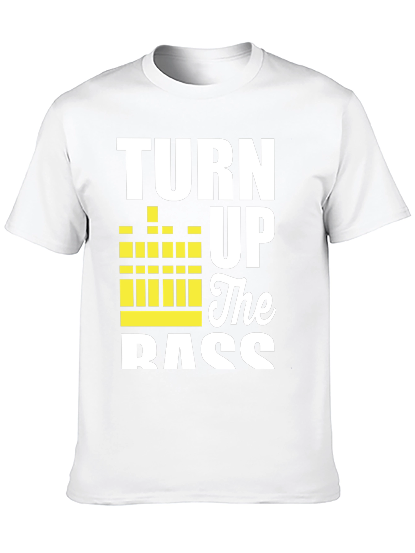 Turn Up The Bass Black Graphic Tee