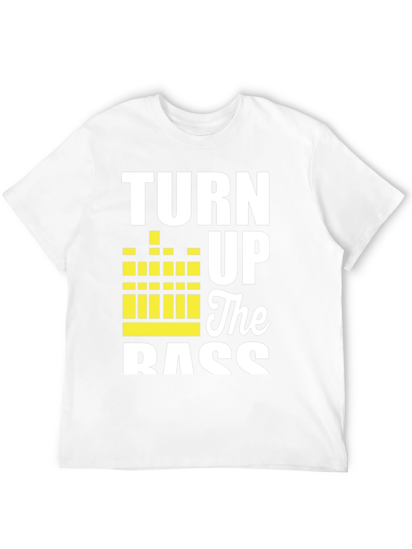 Turn Up The Bass Black Graphic Tee