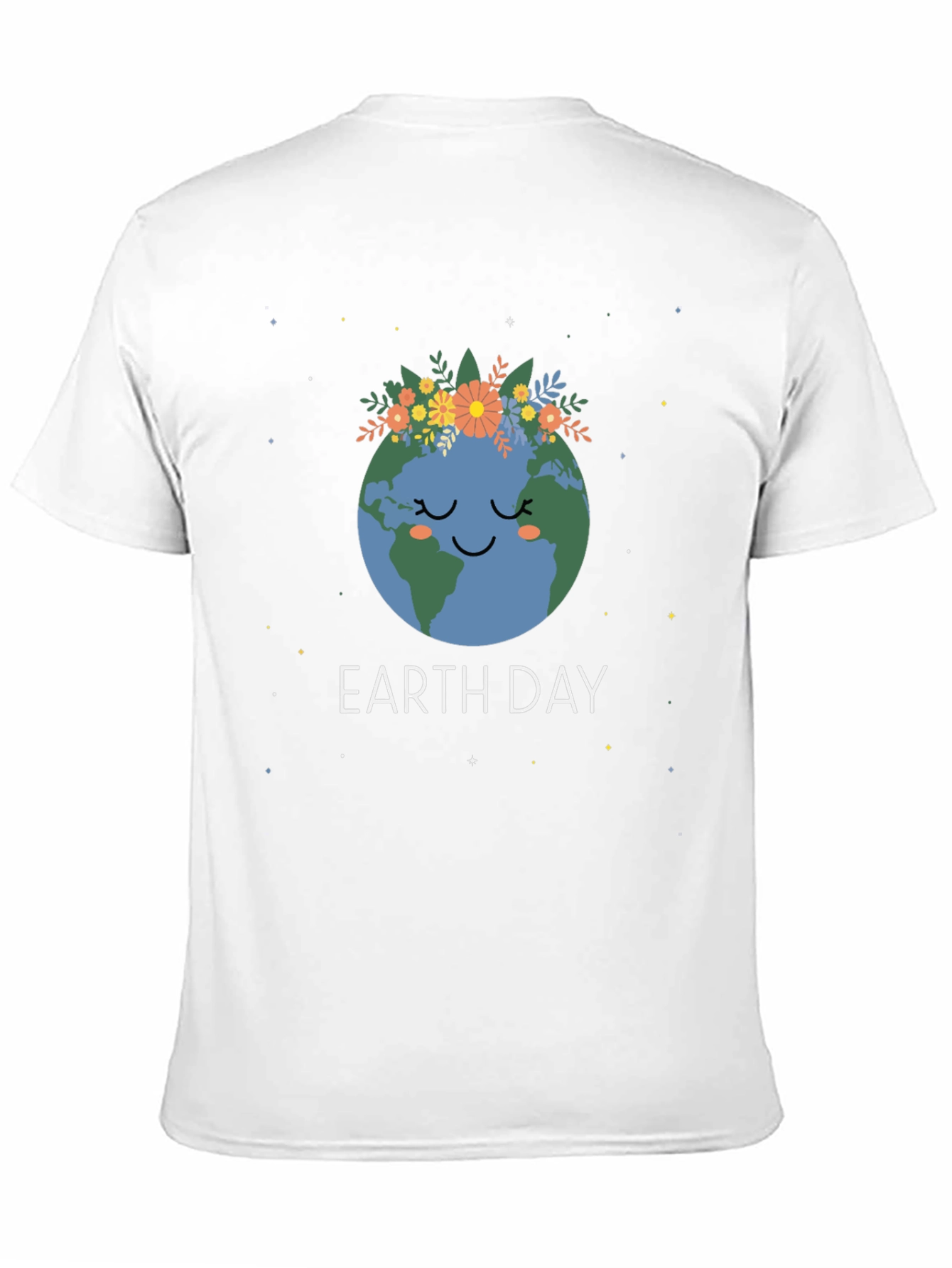Earth Day Graphic Tee - Cute Planet Design