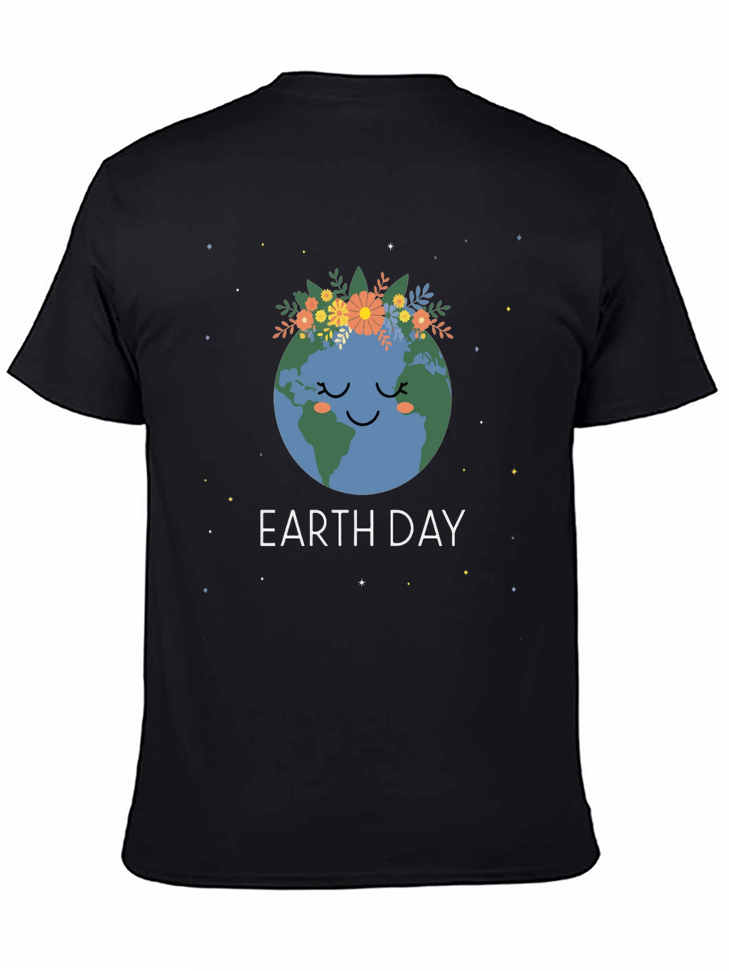 Earth Day Graphic Tee - Cute Planet Design