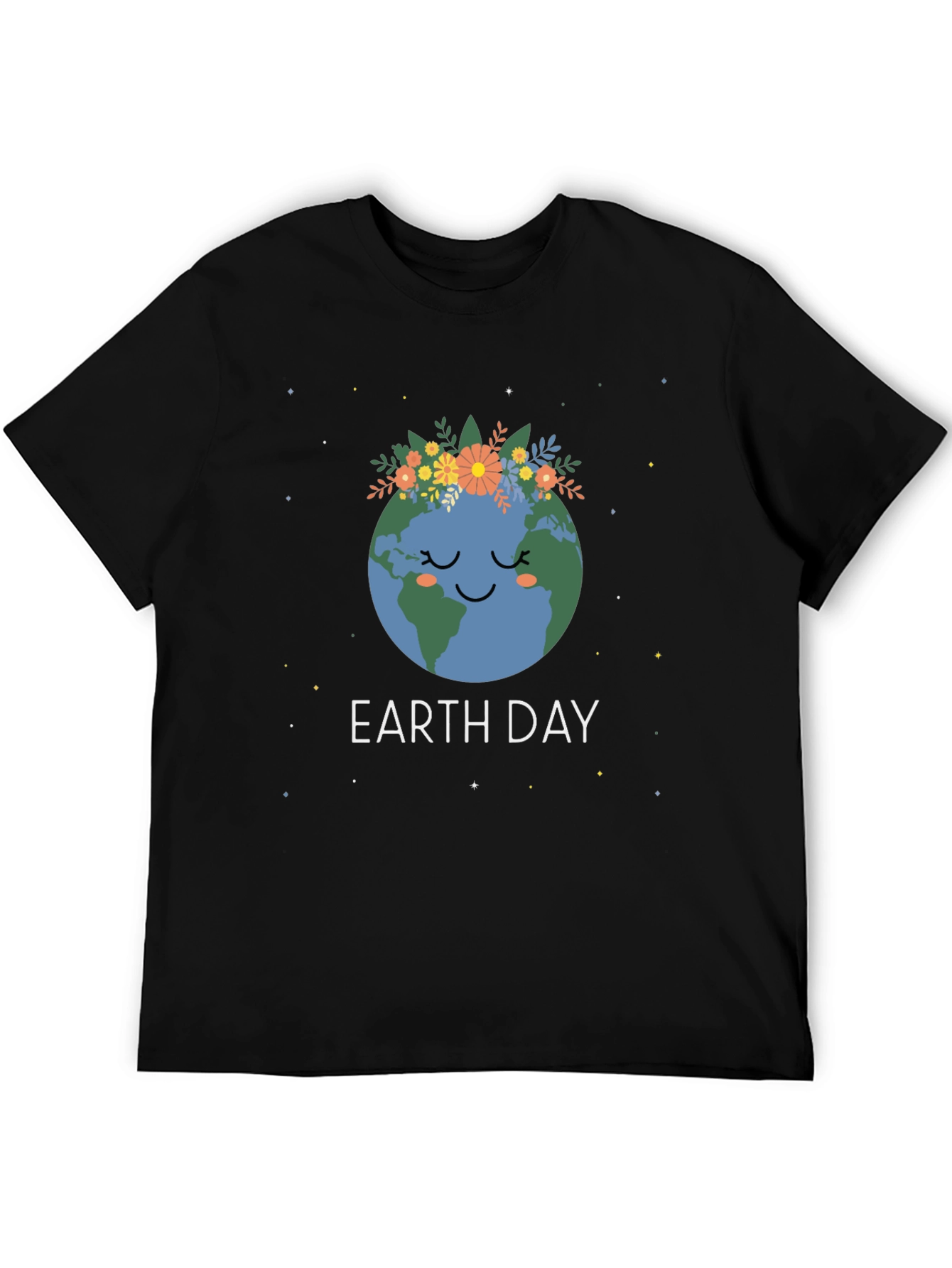 Earth Day Graphic Tee - Cute Planet Design