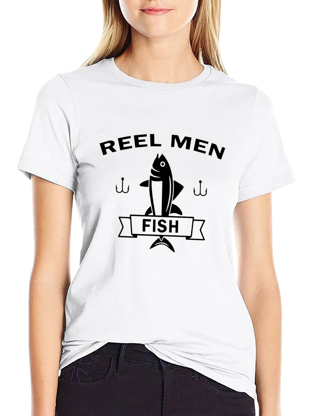Reel Men Fish Graphic Tee