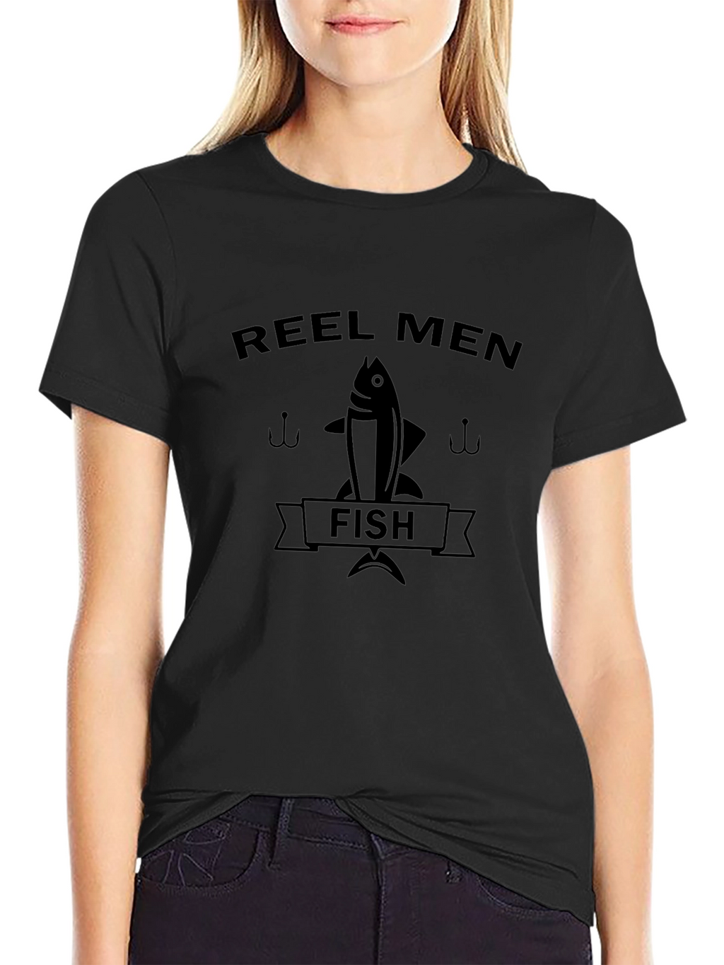 Reel Men Fish Graphic Tee