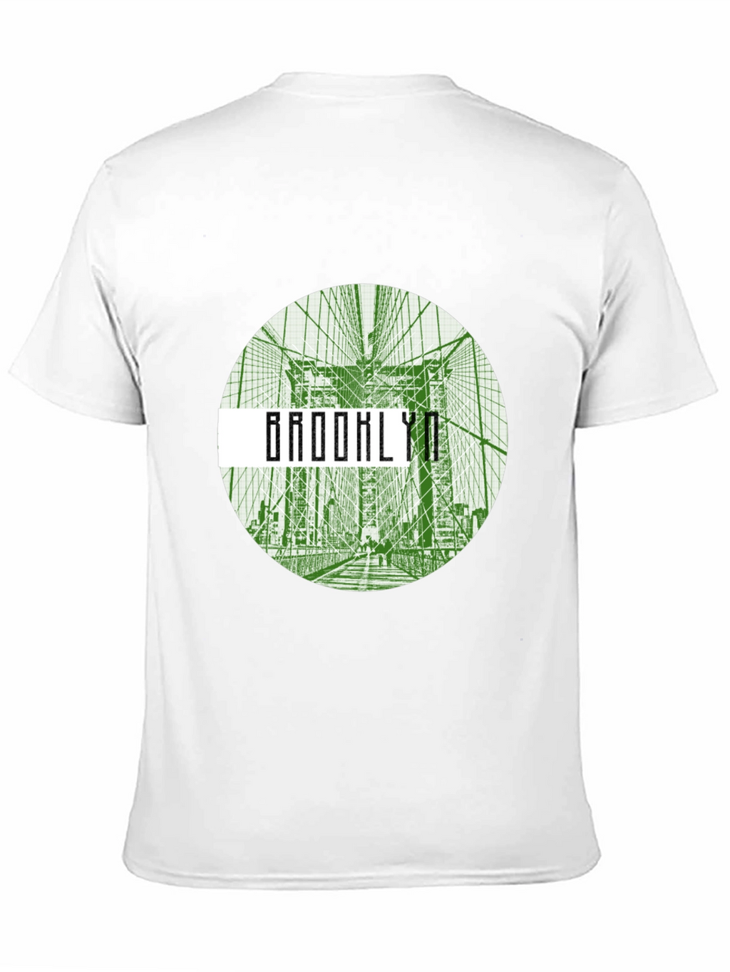 Brooklyn Bridge Graphic Tee - Black Crew Neck T-Shirt
