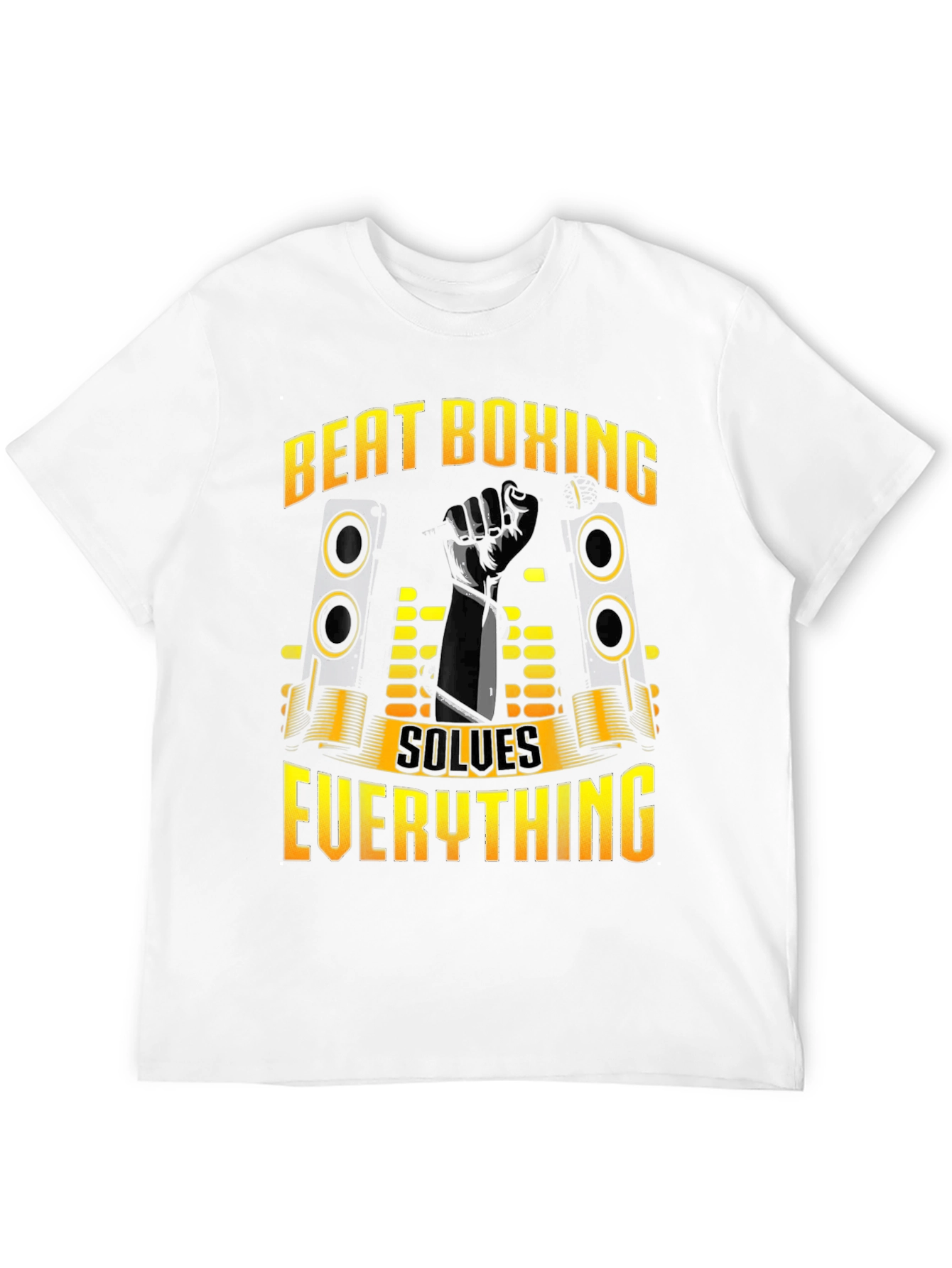Beat Boxing Solves Everything Black T-Shirt