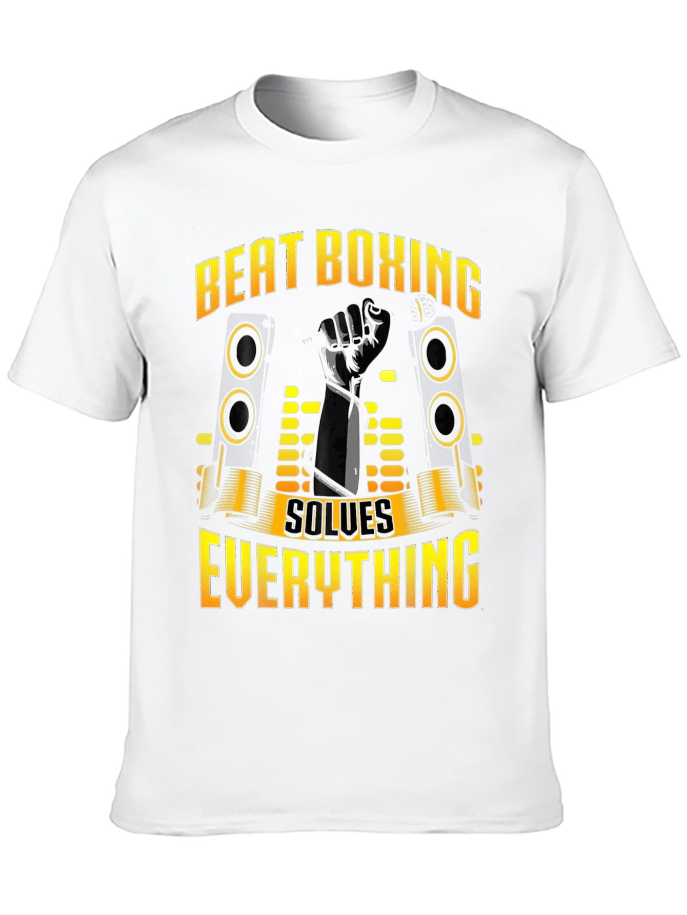 Beat Boxing Solves Everything Black T-Shirt