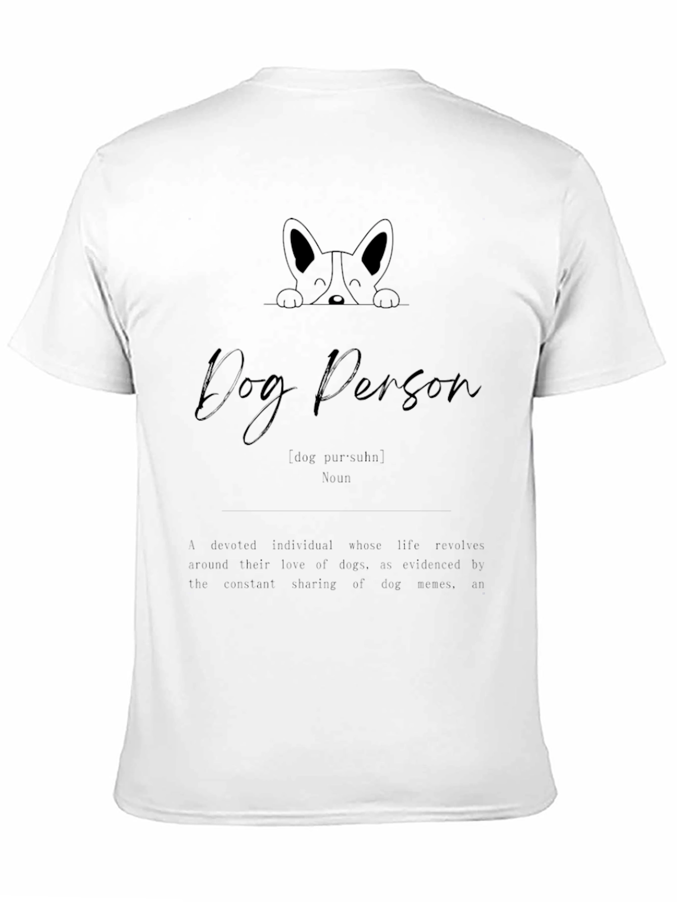 Dog Person Graphic T-Shirt - Unisex