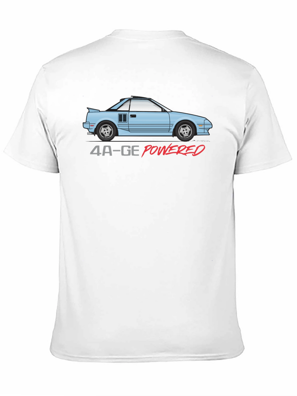 4A-GE Powered T-Shirt - Iconic Car Design