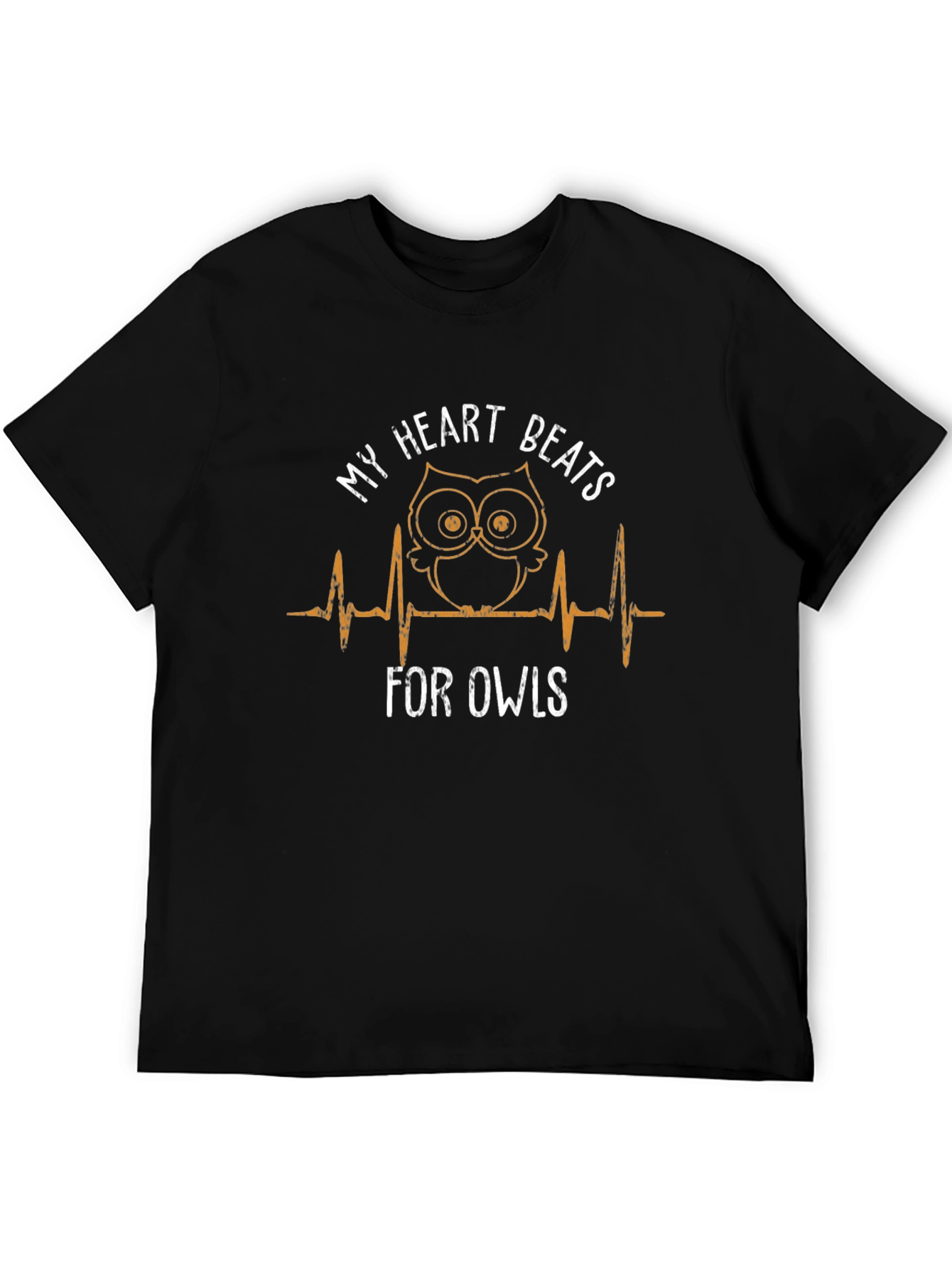 My Heart Beats For Owls Graphic T-Shirt