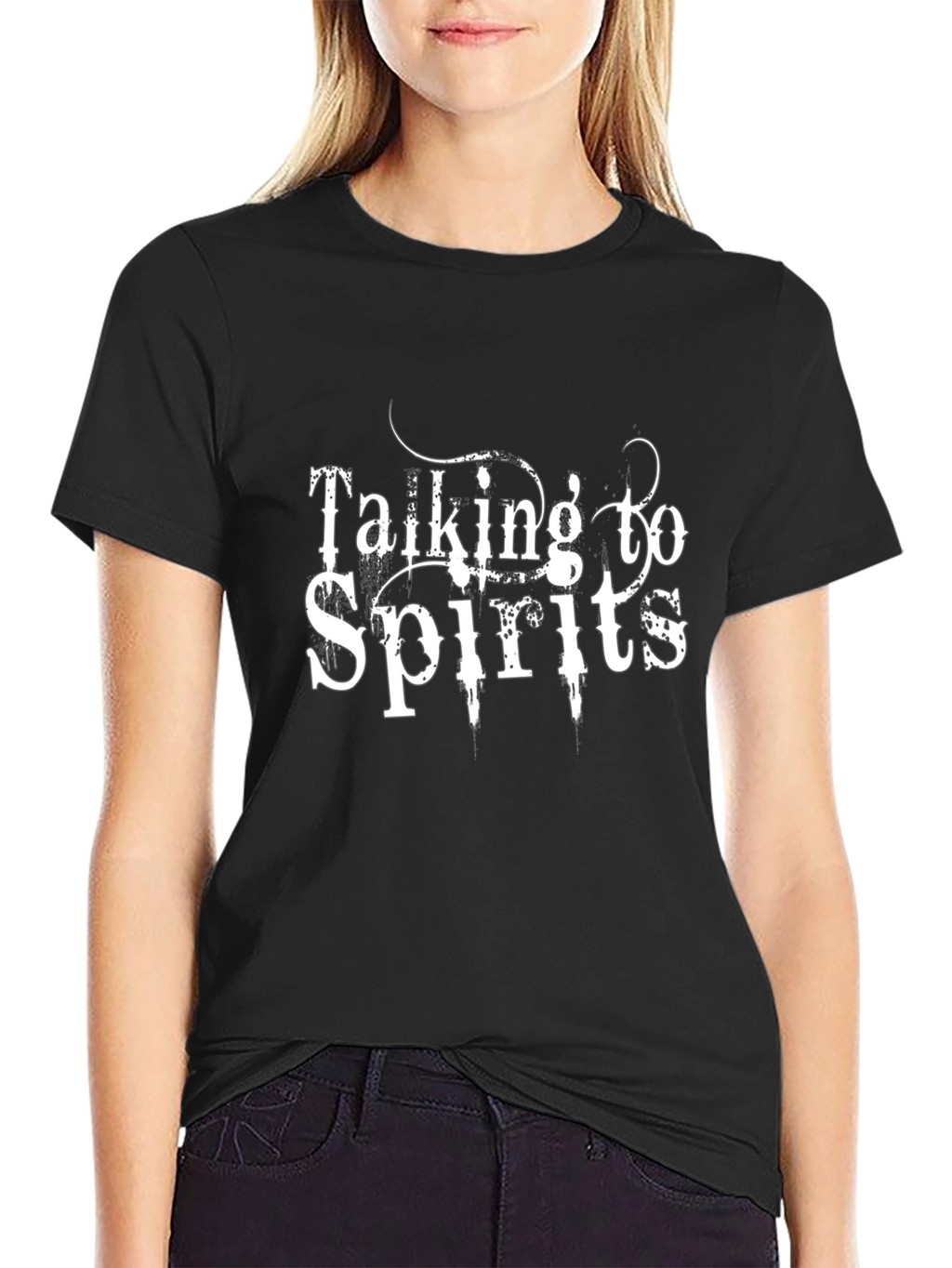 Talking to Spirits Graphic Print T-Shirt