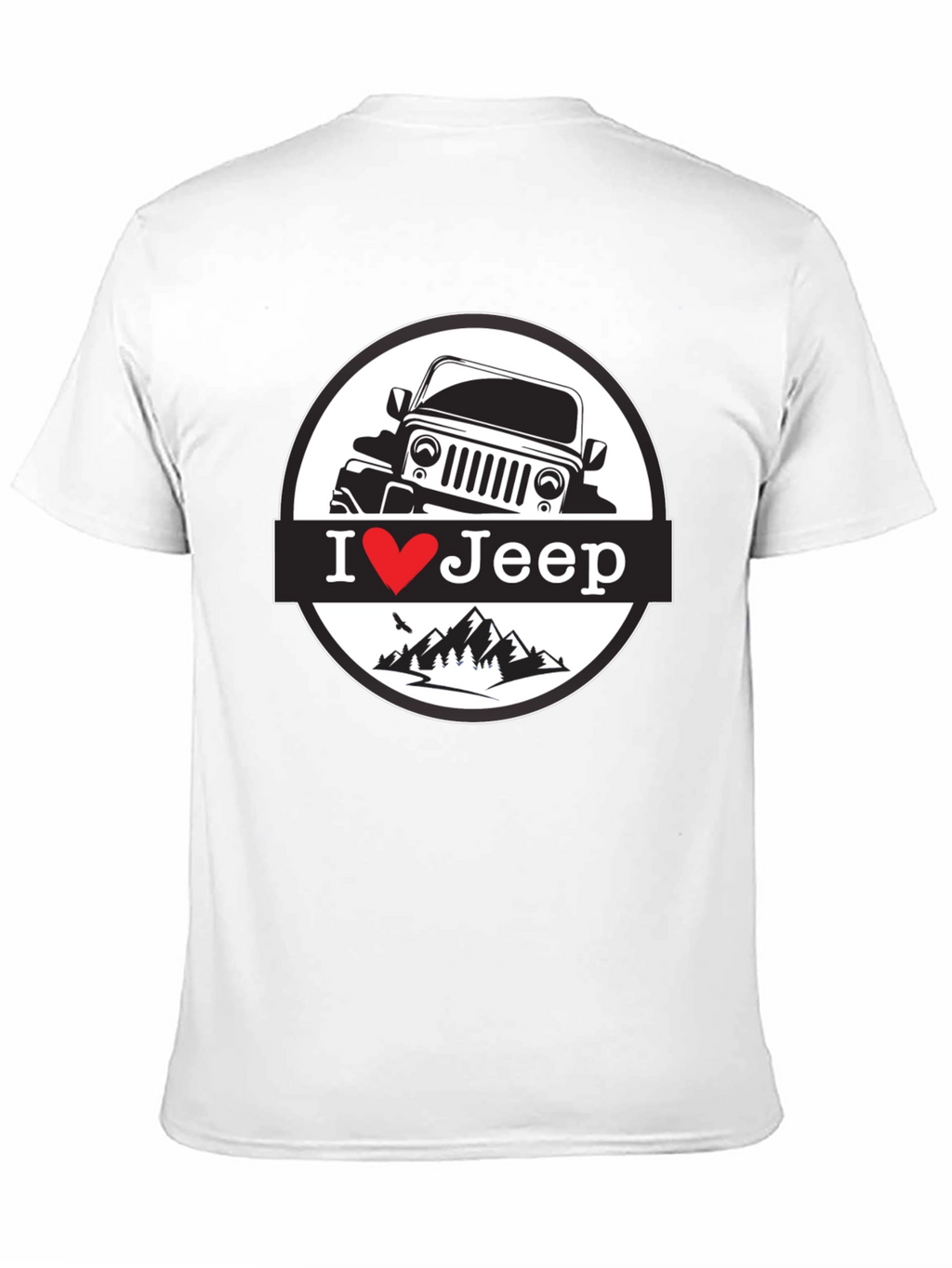 I Heart Jeep T-Shirt - Black Mountain Design