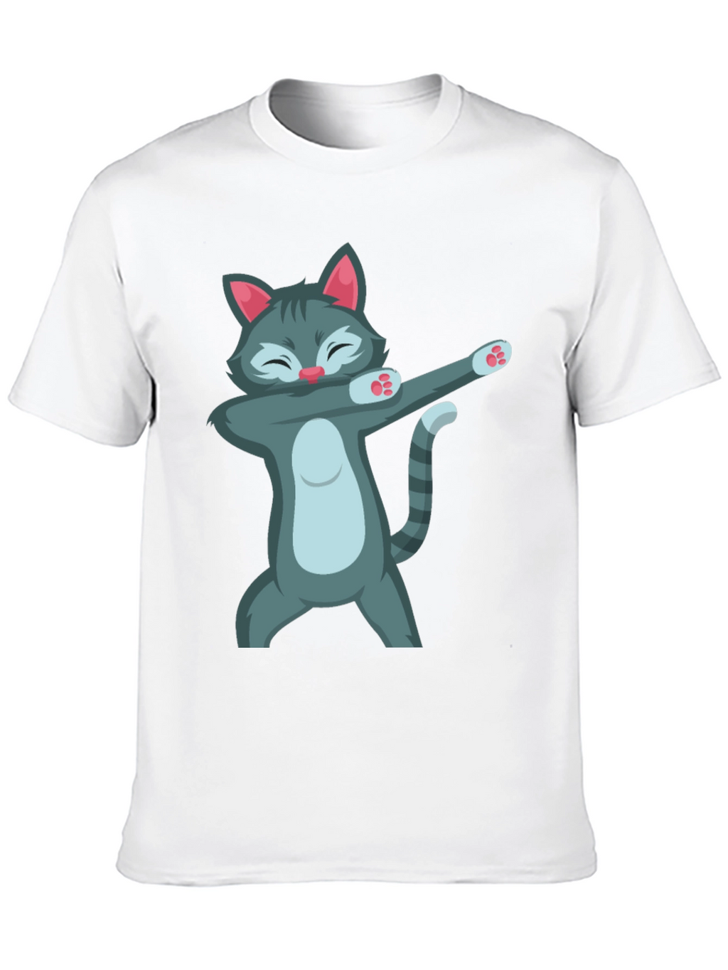 Dabbing Cat Graphic T-Shirt