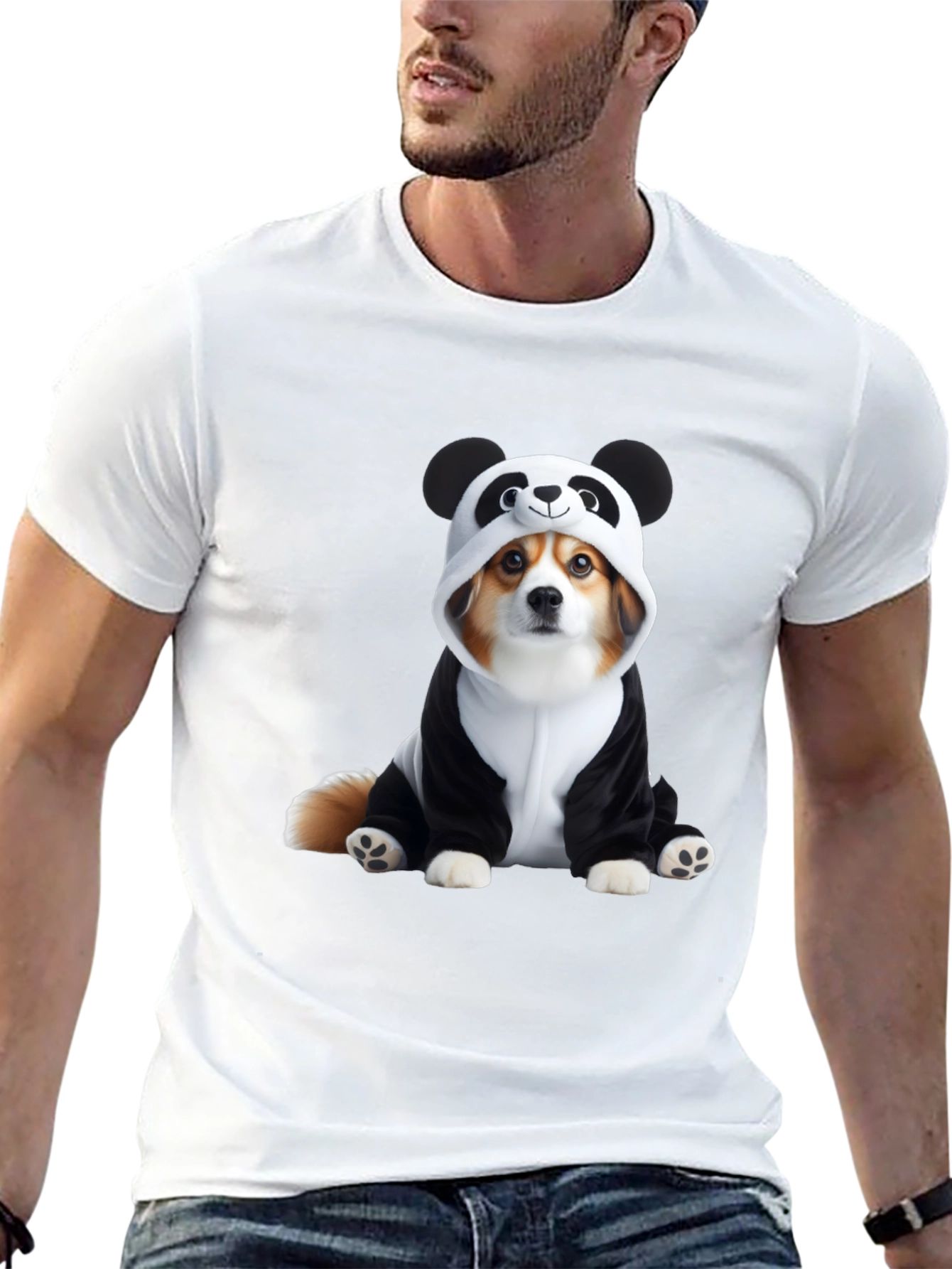 Dog Panda Costume T-Shirt
