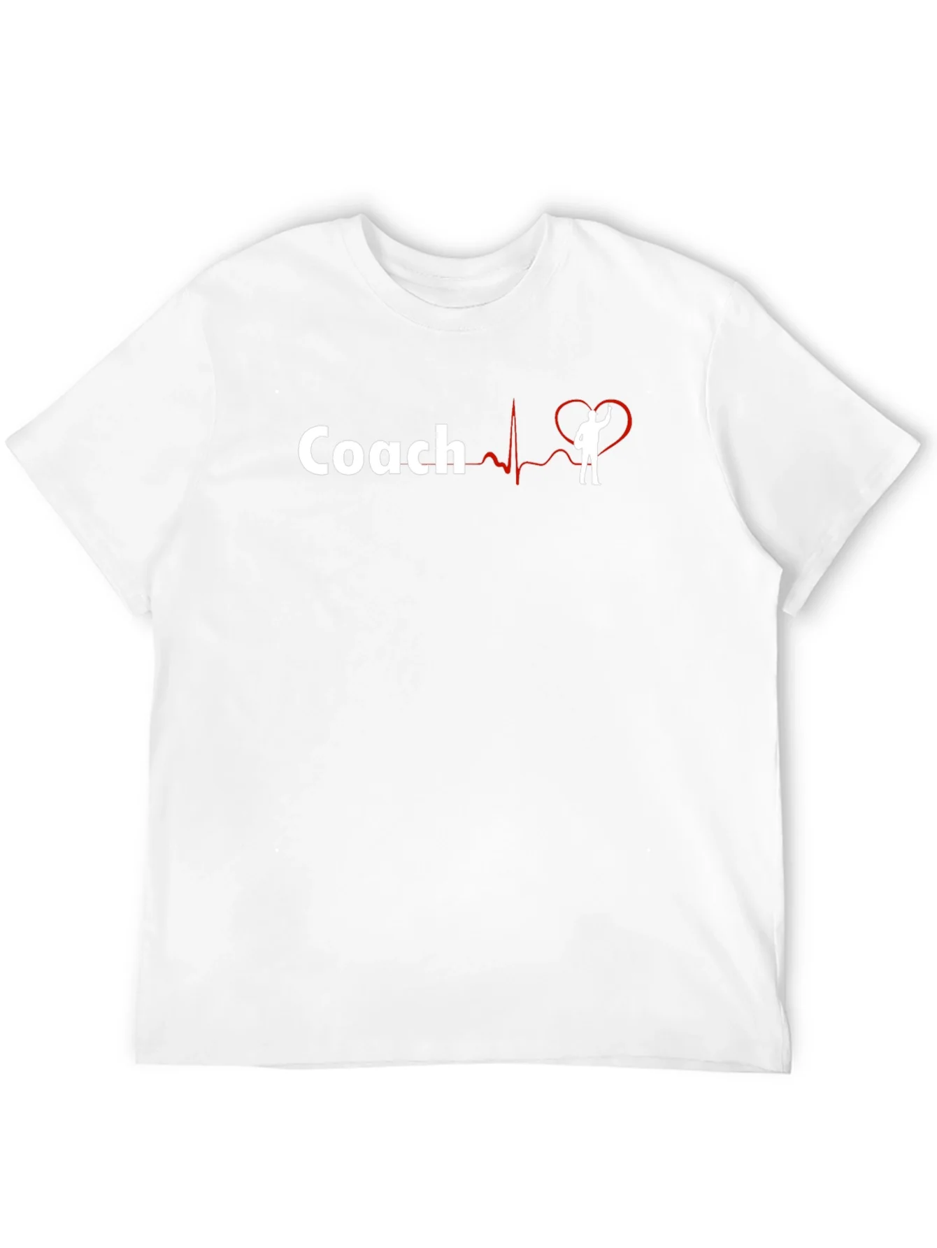 Coach Heartbeat T-Shirt - Perfect for Sports Coaches