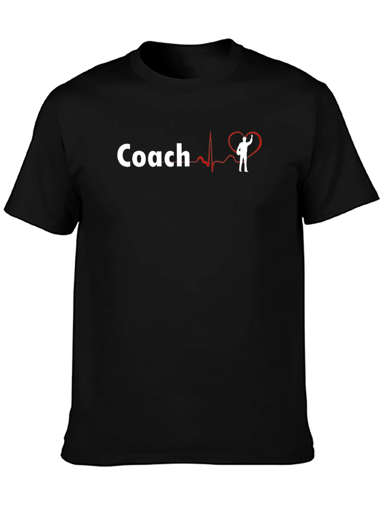 Coach Heartbeat T-Shirt - Perfect for Sports Coaches