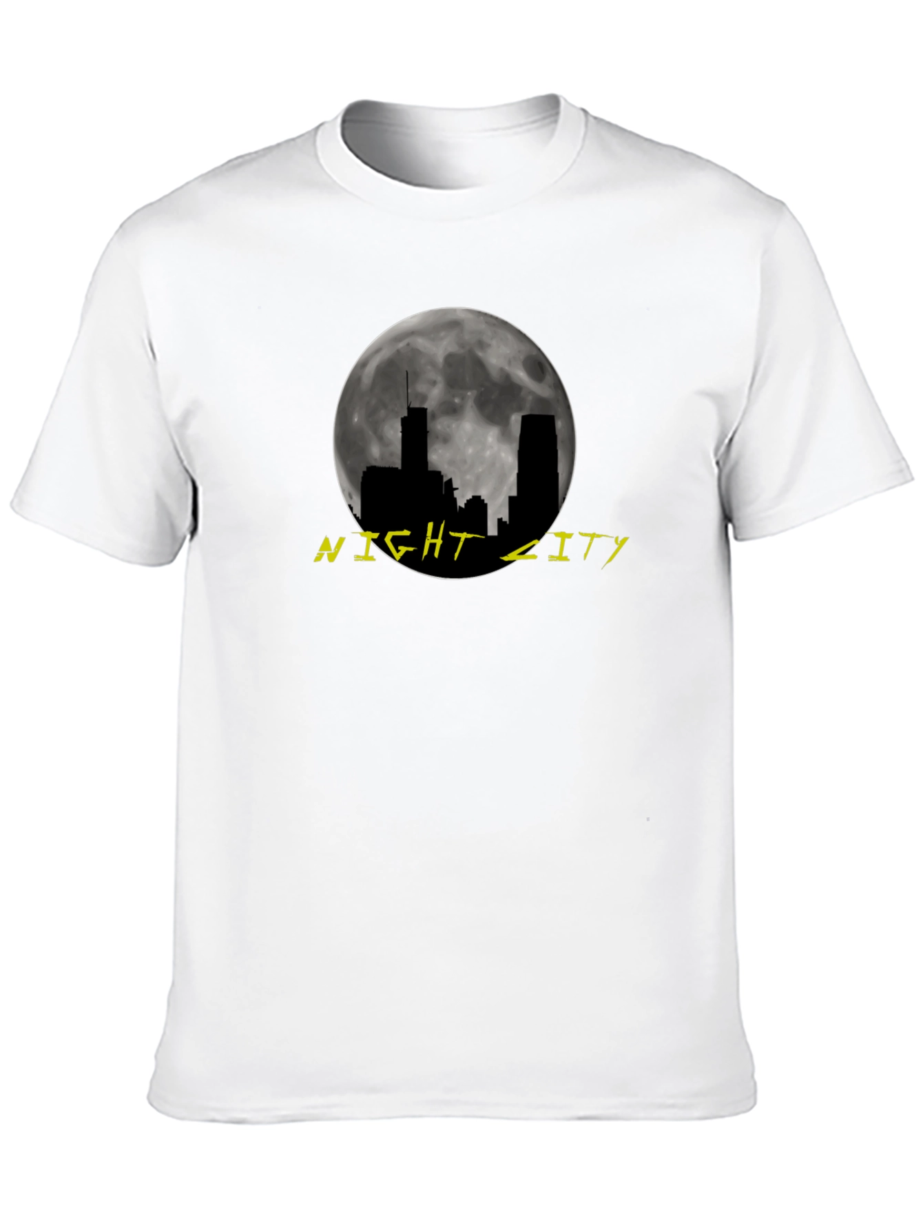 Night City Graphic Tee - Mens Black T-Shirt