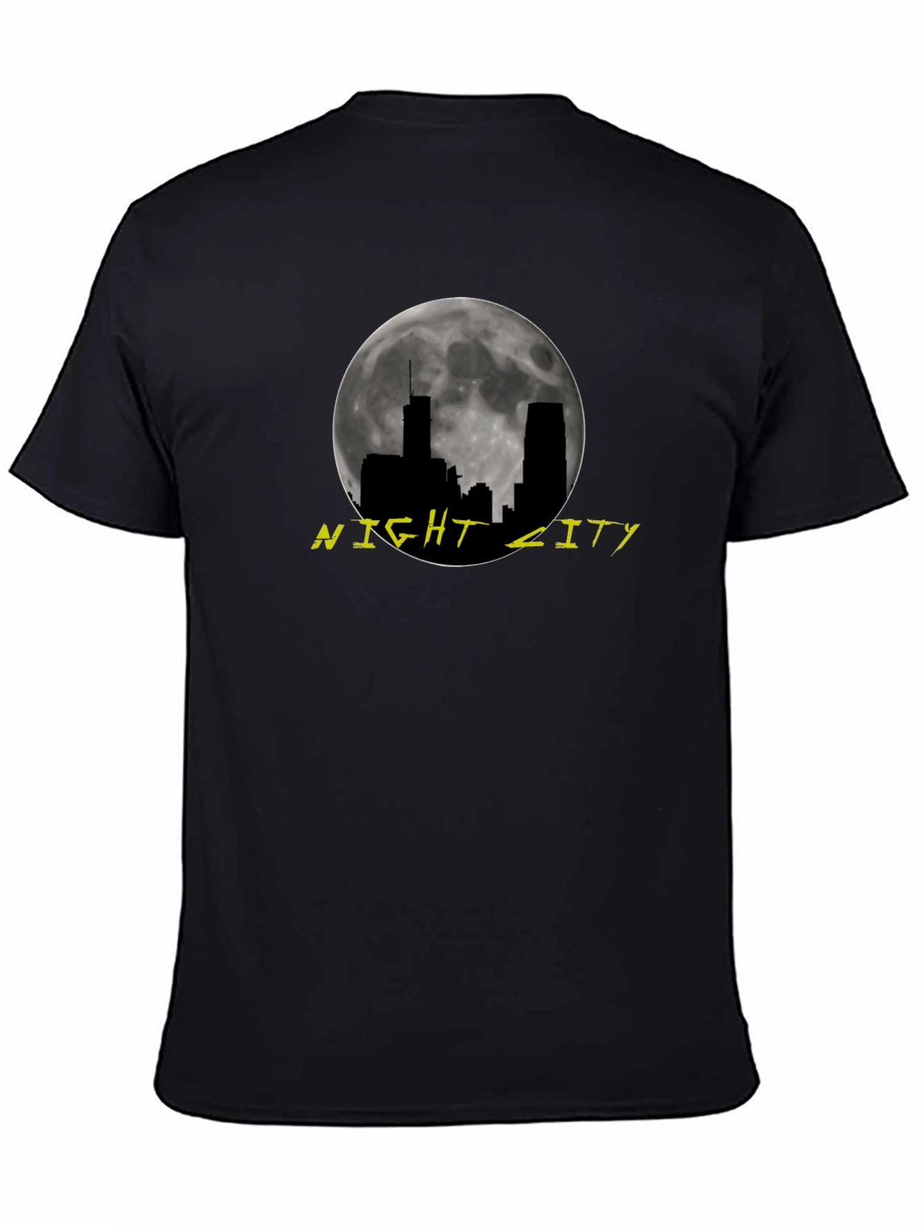 Night City Graphic Tee - Mens Black T-Shirt