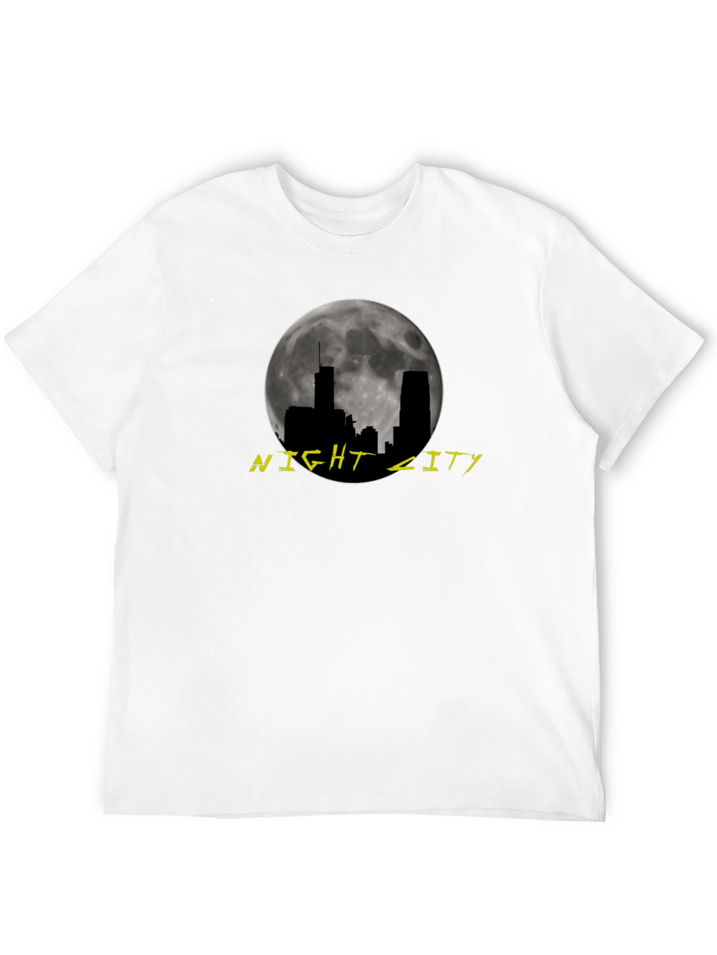 Night City Graphic Tee - Mens Black T-Shirt