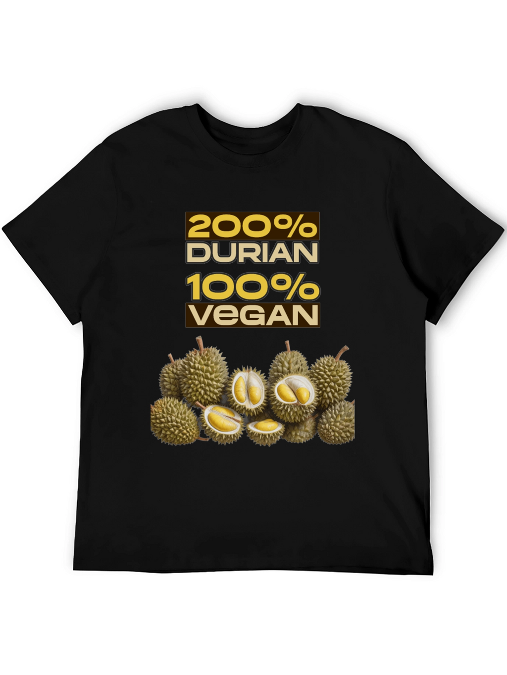 200% Durian 100% Vegan Graphic Tee