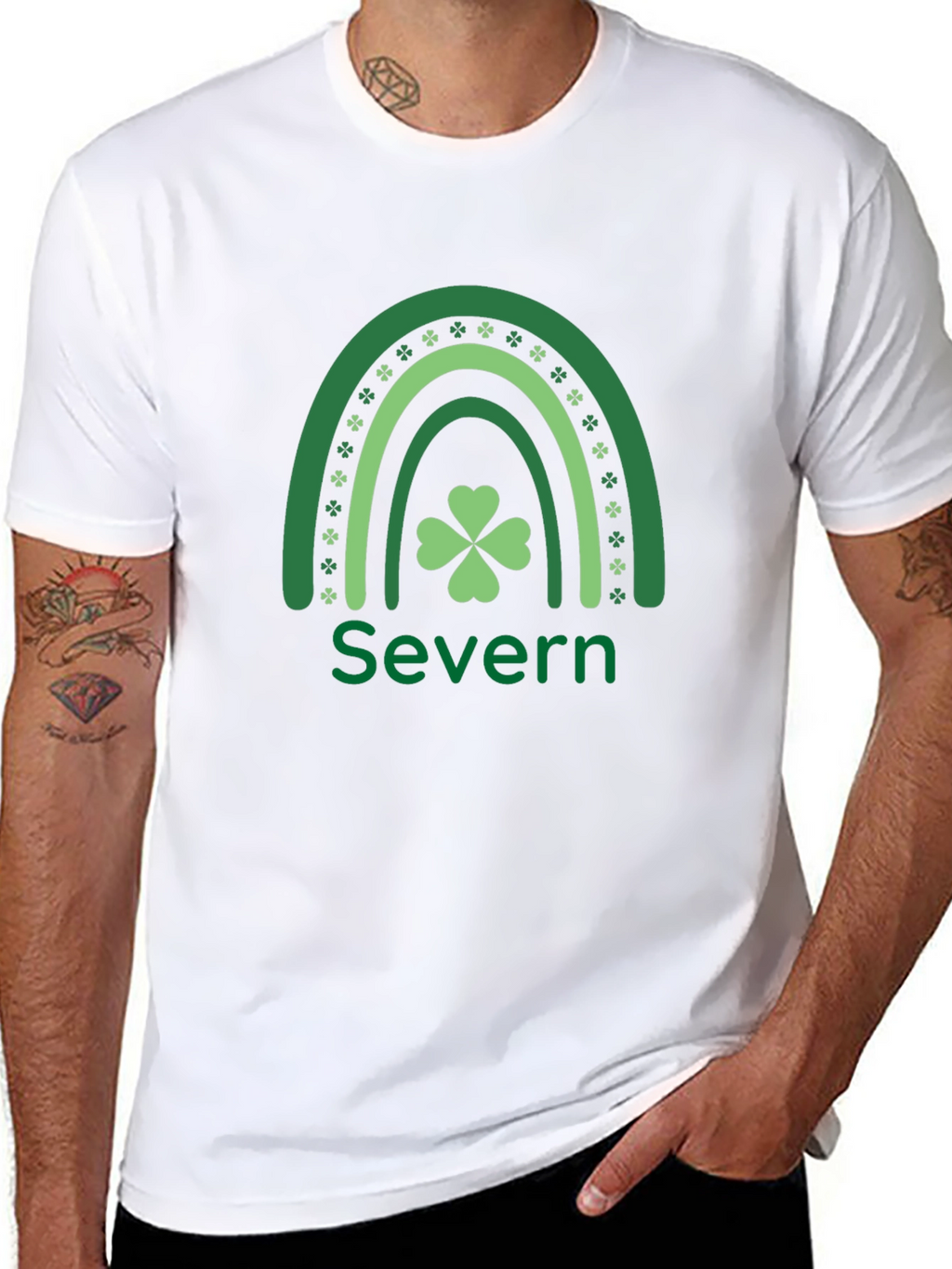 St. Patricks Day Severn Rainbow T-Shirt
