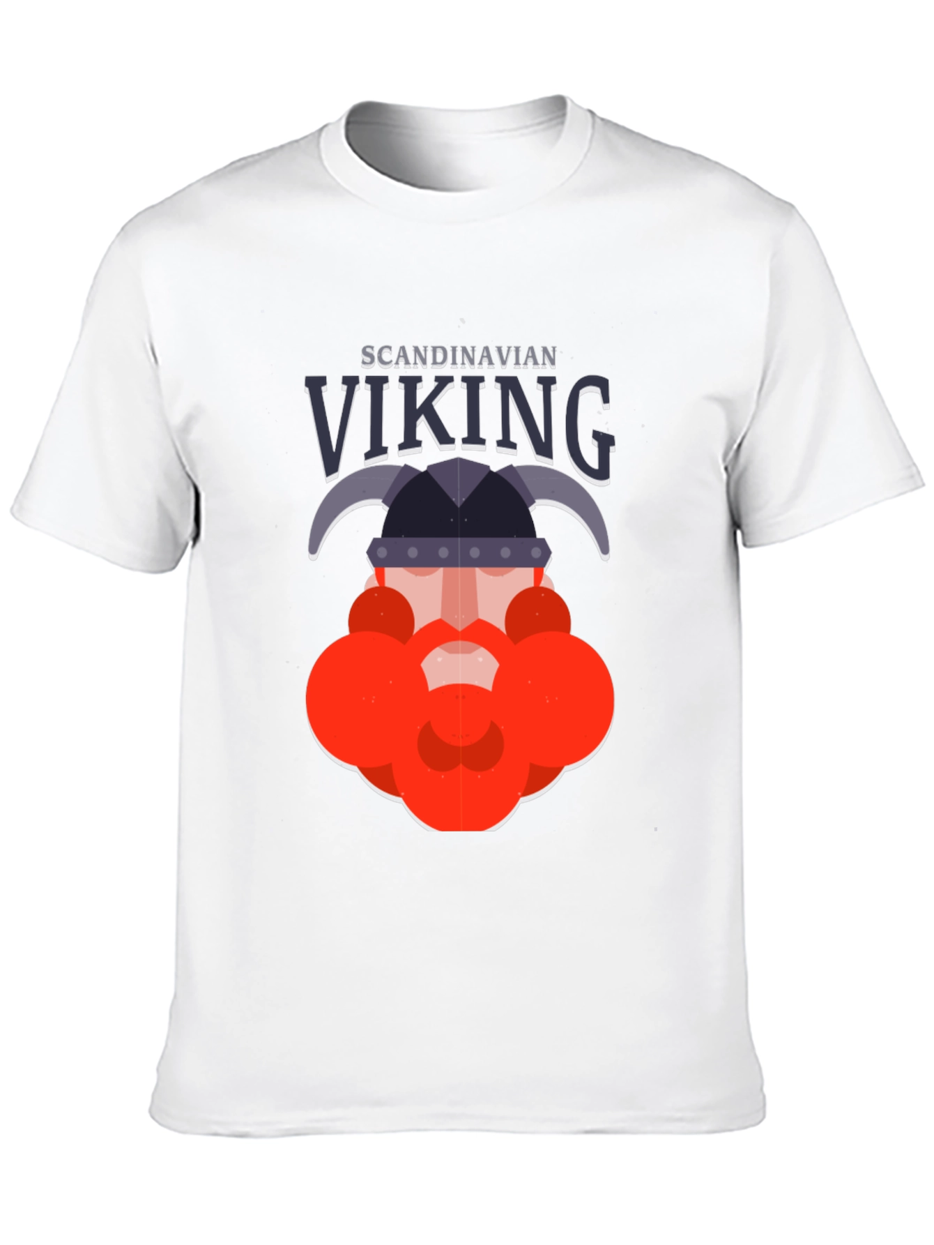 Scandinavian Viking Graphic Tee - Bold Black Shirt