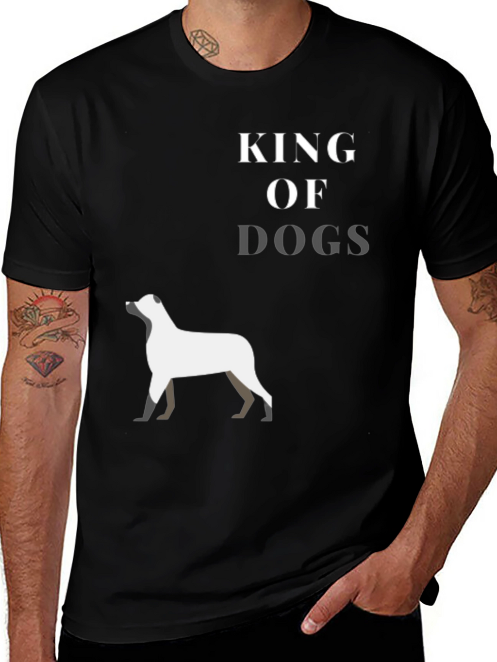 King of Dogs Graphic T-Shirt