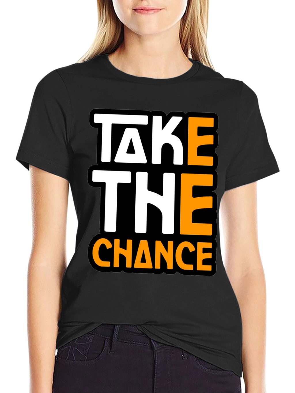 Take The Chance Graphic Tee - Bold Statement Shirt